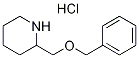 2-[(Benzyloxy)methyl]piperidine hydrochloride Structure