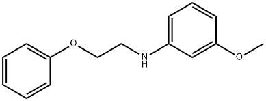 3-Methoxy-N-(2-phenoxyethyl)aniline 구조식 이미지