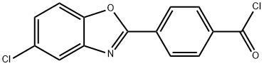 4-(5-Chloro-1,3-benzoxazol-2-yl)benzoyl chloride 구조식 이미지