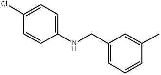 4-Chloro-N-(3-methylbenzyl)aniline Structure