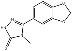 5-(1,3-Benzodioxol-5-yl)-4-methyl-4H-1,2,4-triazole-3-thiol Structure