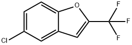 5-Chloro-2-(trifluoromethyl)benzofuran 구조식 이미지