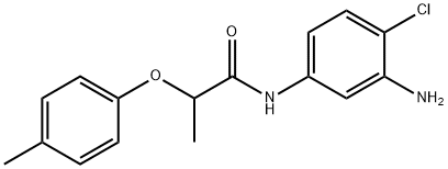 N-(3-Amino-4-chlorophenyl)-2-(4-methylphenoxy)-propanamide 구조식 이미지