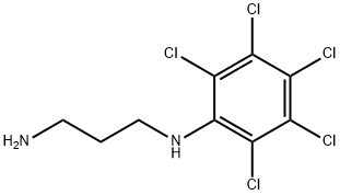 N-(3-Aminopropyl)-N-(pentachlorophenyl)amine Structure