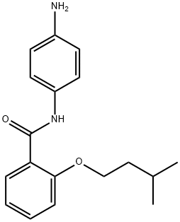 N-(4-Aminophenyl)-2-(isopentyloxy)benzamide 구조식 이미지