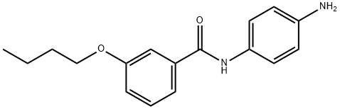 N-(4-Aminophenyl)-3-butoxybenzamide Structure