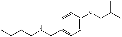 N-(4-Isobutoxybenzyl)-1-butanamine 구조식 이미지