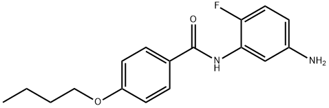 N-(5-Amino-2-fluorophenyl)-4-butoxybenzamide Structure