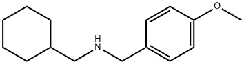 N-(Cyclohexylmethyl)(4-methoxyphenyl)methanamine Structure