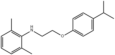 N-[2-(4-Isopropylphenoxy)ethyl]-2,6-dimethylaniline Structure