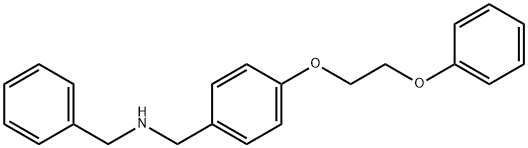 N-Benzyl[4-(2-phenoxyethoxy)phenyl]methanamine 구조식 이미지