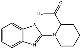 1-(1,3-benzothiazol-2-yl)piperidine-2-carboxylic acid 구조식 이미지