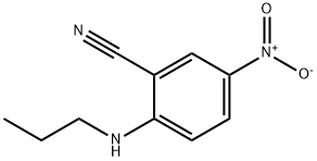 5-nitro-2-(propylamino)benzonitrile Structure