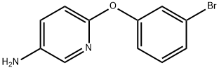 6-(3-bromophenoxy)pyridin-3-amine 구조식 이미지