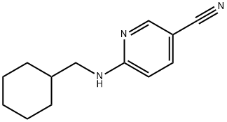 6-[cyclohexyl(methyl)amino]nicotinonitrile 구조식 이미지