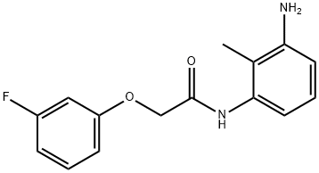 N-(3-amino-2-methylphenyl)-2-(3-fluorophenoxy)acetamide Structure