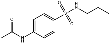 N-{4-[(propylamino)sulfonyl]phenyl}acetamide Structure