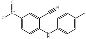 2-[(4-methylphenyl)amino]-5-nitrobenzonitrile Structure