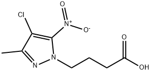 4-(4-chloro-3-methyl-5-nitro-1H-pyrazol-1-yl)butanoic acid Structure