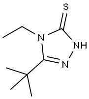 5-tert-butyl-4-ethyl-4H-1,2,4-triazole-3-thiol Structure