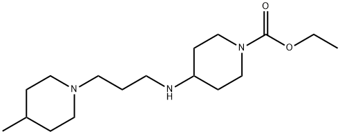 ethyl 4-{[3-(4-methylpiperidin-1-yl)propyl]amino}piperidine-1-carboxylate 구조식 이미지