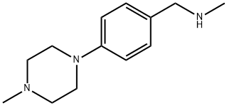 N-methyl-N-[4-(4-methylpiperazin-1-yl)benzyl]amine Structure