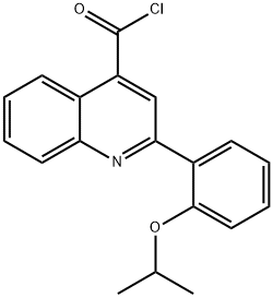 2-(2-isopropoxyphenyl)quinoline-4-carbonyl chloride Structure