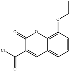 8-ethoxy-2-oxo-2H-chromene-3-carbonyl chloride Structure
