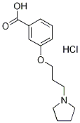 3-(3-Pyrrolidin-1-yl-propoxy)-benzoic acidhydrochloride 구조식 이미지