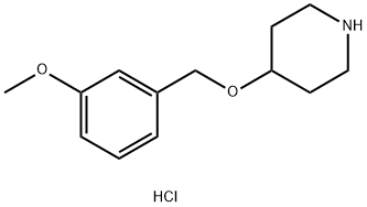 4-[(3-Methoxybenzyl)oxy]piperidine hydrochloride Structure