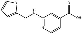 2-[(2-Furylmethyl)amino]isonicotinic acid Structure