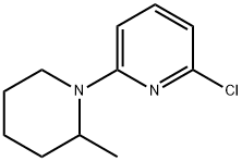 1-(6-Chloro-2-pyridinyl)-2-methylpiperidine 구조식 이미지