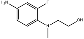 2-(4-Amino-2-fluoromethylanilino)-1-ethanol Structure