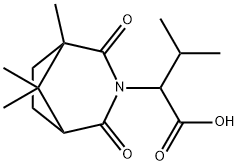 3-Methyl-2-(1,8,8-trimethyl-2,4-dioxo-3-aza-bicyclo[3.2.1]oct-3-yl)-butyric acid Structure