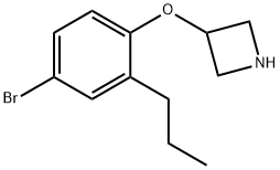 3-(4-Bromo-2-propylphenoxy)azetidine Structure