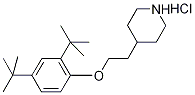 4-{2-[2,4-Di(tert-butyl)phenoxy]ethyl}piperidinehydrochloride 구조식 이미지