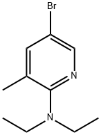 5-Bromo-N,N-diethyl-3-methyl-2-pyridinamine 구조식 이미지