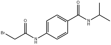4-[(2-Bromoacetyl)amino]-N-isopropylbenzamide Structure