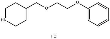 4-[(2-Phenoxyethoxy)methyl]piperidinehydrochloride Structure