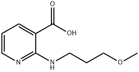 2-[(3-Methoxypropyl)amino]nicotinic acid Structure