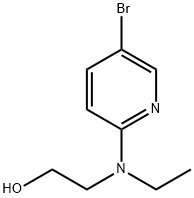 2-[(5-Bromo-2-pyridinyl)(ethyl)amino]-1-ethanol Structure