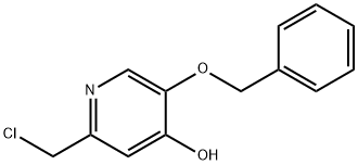 5-(Benzyloxy)-2-(chloromethyl)-4-pyridinol Structure