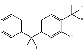 4-(Difluorophenylmethyl)-2-fluoro-1-(trifluoromethyl)benzene 구조식 이미지