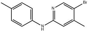 5-Bromo-4-methyl-N-(4-methylphenyl)-2-pyridinamine 구조식 이미지