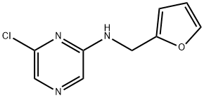 N-(6-Chloro-2-pyrazinyl)-N-(2-furylmethyl)amine 구조식 이미지