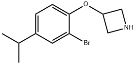 3-(2-Bromo-4-isopropylphenoxy)azetidine 구조식 이미지