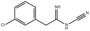 benzeneethanimidamide, 3-chloro-N'-cyano- Structure