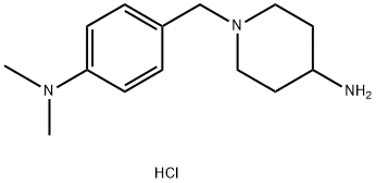 4-piperidinamine, 1-[[4-(dimethylamino)phenyl]methyl]- 구조식 이미지