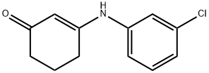 2-cyclohexen-1-one, 3-[(3-chlorophenyl)amino]- 구조식 이미지
