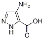 1H-pyrazole-5-carboxylic acid, 4-amino- 구조식 이미지